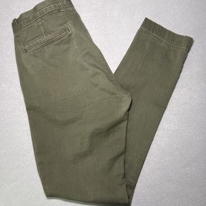 J Crew Stretch Chino Pants Mens 29x32 Olive Green 484 Slim Fit
